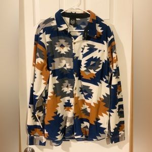 North 15 fleece button up